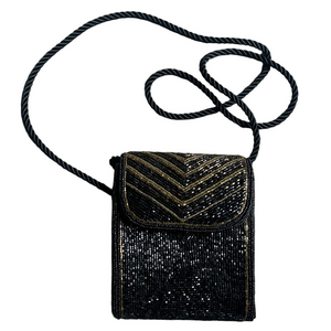 Vintage Hand Beaded Handbag